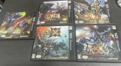 3DS モンスターハンター 5点セット