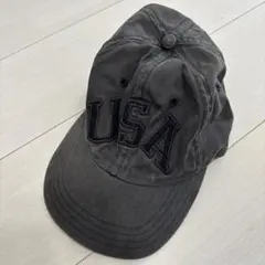 POLO SPORT USA刺繍グレーキャップ