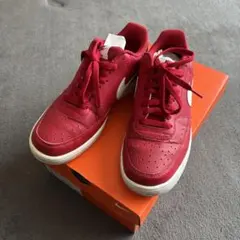 【美品】NIKE/コートビジョン ロー 27cm 赤　箱無し