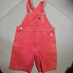 Miki House DOUBLE.B 赤いオーバーオール 100cm
