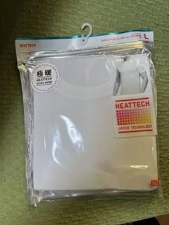 HEATTECH 極暖 クルーネック Tシャツ Lサイズ ホワイト