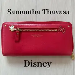 未使用品　サマンサタバサ×ディズニー　ミニーマウス 長財布 赤色