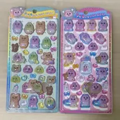 【新品・正規品】おぱんちゅうさぎ　２枚セット　うるちゅるポップシール
