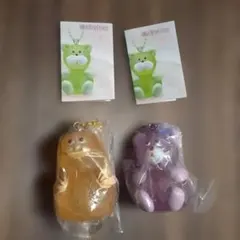 ミルキーハグフェイクスイーツ　カプセルトイ　ガチャ　クマ　アヒルの2種類セット