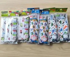 子供用マスクセット　まいぜん　ダイナソー　プラレール　各2袋のサムネイル