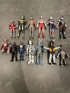 【13点セット】ウルトラマン ＆ ウルトラ怪獣 ソフビ まとめ売り