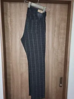 【極美品】lkka グリーンチェックパンツ