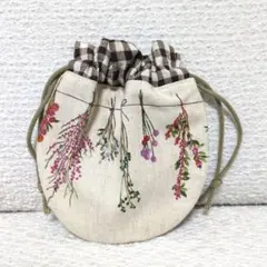 まんまるミニ巾着