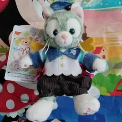 新作 ダッフィー ウィッシングウィングス ジェラトーニ ぬいぐるみバッジ