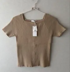 新品タグ付きMEW'S REFINED CLOTHESスクエア前後2WAYニットのサムネイル