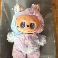 パープルぬいぐるみキーホルダー