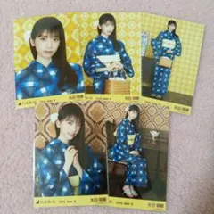 乃木坂46 矢田萌華 浴衣 2026 生写真 5種コンプ - メルカリ