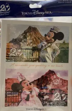 【東京ディズニーシー20周年グランドフィナーレグッズ】ポストカードファイルセット