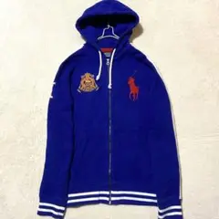 Polo Ralph Lauren ジップパーカー ビックポニー 90s 00s - メルカリ