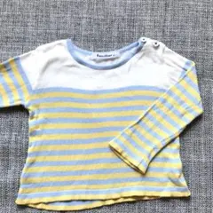familiar ストライプ 長袖カットソー 80