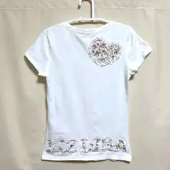 平成レトロ LIZLISA リズリサ Tシャツ ハート レース フリーサイズ