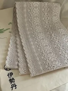 撫松庵/レース 袋なごや帯/オフシロ（生成り）/ポリエステルのサムネイル
