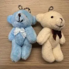 那須テディベア・ミュージアム テディベアキーホルダー 2個セット