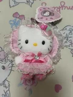 サンリオ 白猫バレリーナ マスコット ぬいぐるみ ハローキティ キティ