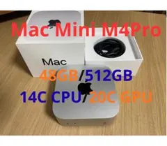 AC+3年付]Mac mini M4 Pro 64GB 1TB 未開封 整備済 - メルカリ