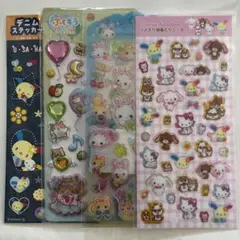 平成女児キャラクター ❤︎ シールセット4枚