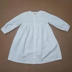 MAKE YOUR DAY メイクユアデイ　長袖シャツワンピース　110cm