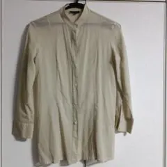 theory ベージュ 長袖シャツブラウス