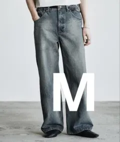 【WYM】LASER FADE STANDARD STRAIGHT DENIM