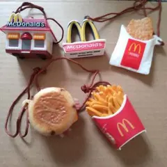 マクドナルド　 ストラップ 　5個