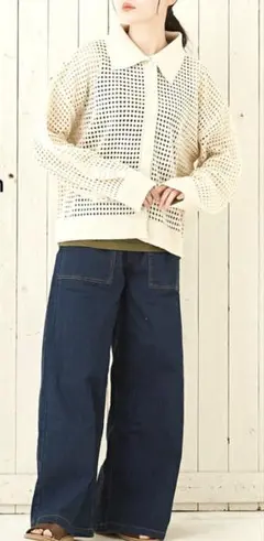 キューブシュガー　デニム　パンツ　Mサイズのサムネイル