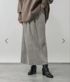 セルフカットプリーツナロースカート　579553