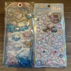 まじかるベリーベリー 光るジュエルプチドロップ　ウォーターシール 2枚セット