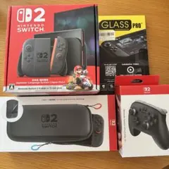 Nintendo Switch2 日本語版　プロコン2 純正ケース　フィルム付き