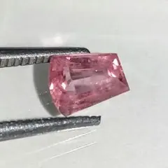 【美品】1.040ct 天然パパラチアサファイア ルース トラペーズカット