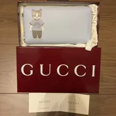 新品未使用】グッチ ヒグチユウコ ラウンドジップ長財布 ブルー 847918