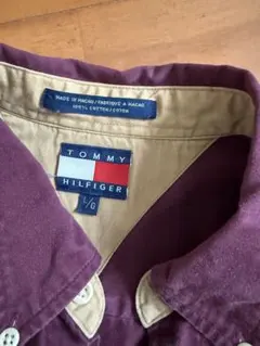 TOMMY HILFIGER コットンシャツ L