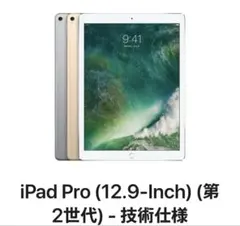 iPad Pro (12.9-Inch) 第2世代 256GB スペースグレイ