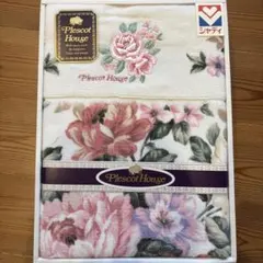 Plescot House タオル ケット花柄