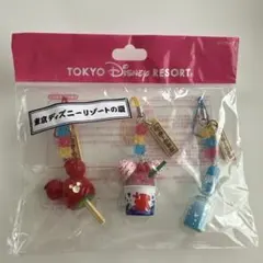 【新品・未使用】東京ディズニーリゾート ストラップ 3個セット