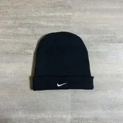 90s NIKE ナイキ リバーシブル ビーニー ニットキャップ ネイビー