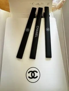 CHANEL BEAUTÉ シャネル ヘアピン 3本セット ブラック