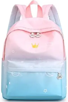 リュックサック A4収納 学生鞄 男女兼用 小学生 星柄 可愛い 大容量