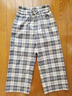 GU ロングパンツ 130 チェック