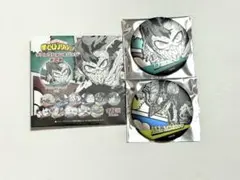 ヒロアカ　デコレクション缶バッジ　緑谷　オールマイト