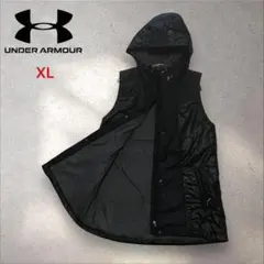 XL【UNDER ARMOUR】STORM フードベスト 撥水 軽量 ゴルフ薄手