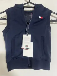 Tommy Hilfiger フード付きベスト ネイビー