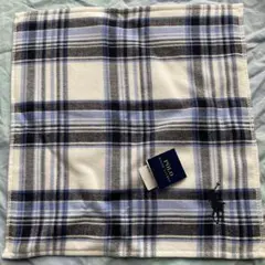 くるくる様 POLO ラルフローレンチェック柄 タオルハンカチ2枚セット