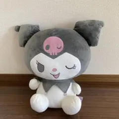 Kuromi クロミ ぬいぐるみ グレー・ホワイト