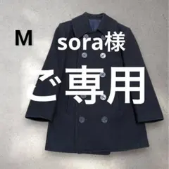 ラルフローレン ウール ピーコート ネイビー 9号 160cm Mサイズ