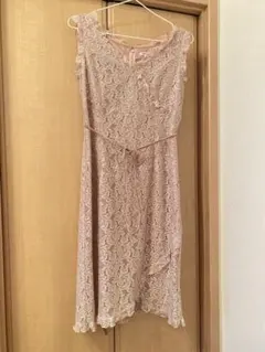 レストローズ 花柄レース 膝丈マーメイドワンピース　サイズ２(M・９号)